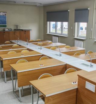 Sala lekcyjna w Mazowieckim Technikum Innowacji w Płocku